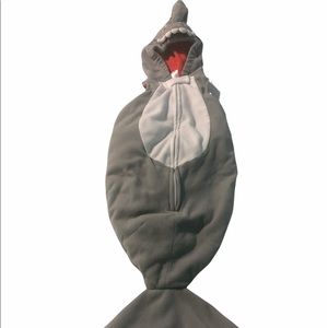Carter's Shark  Fleece Bunting Costume without  under shirt